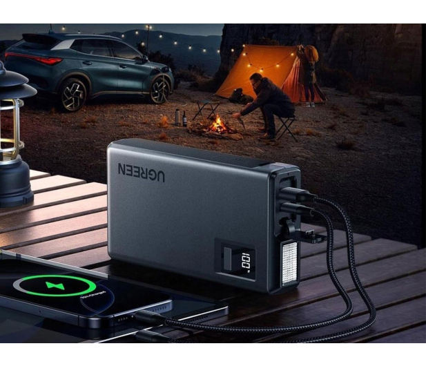 UGREEN Jump starter Powerbank ES702 12000mAh 1000A LED USB-C + USB - 1488874 - zdjęcie 4